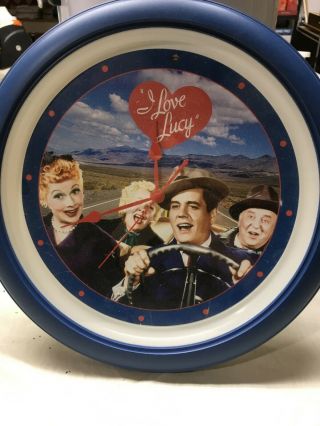 I Love Lucy Talking Wall Clock 13” Licensed.  But.