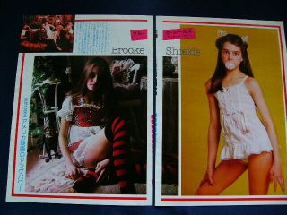 1970s - Brooke Shields Japan 149 Clippings & Poster PRETTY BABY VERY RARE 2