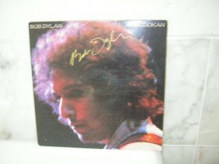 Bob Dylan Signed Lp Live At Budokan 1978