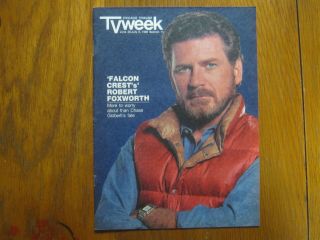 June 30,  1985 Chicago Tribune Tv Week (robert Foxworth/falcon Crest/carla Borelli