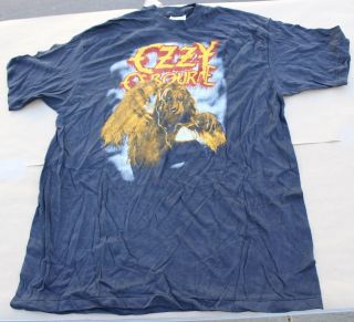 Rare Vintage Ozzy Osbourne 1983 Uk Tour T - Shirt Xl Extra Large United Kingdom