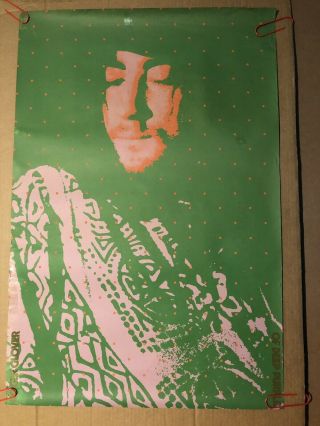 Roger Glover Of Deep Purple Vintage Poster Pin Up 1960’s Psychedelic