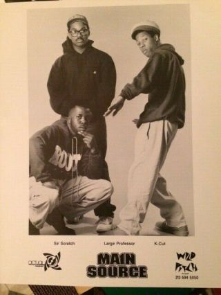 Main Source Vintage Hip Hop Promo Pic Rap