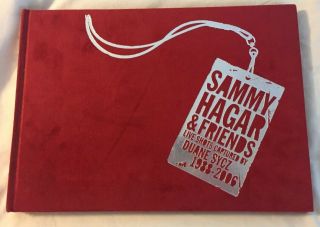 Sammy Hagar And Friends Live Shots Coffee Table Book Signed By 4 Band Members