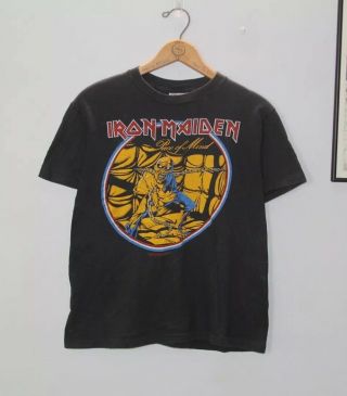 Vintage Iron Maiden Concert Shirt 1983 Piece Of Mind Tour World Piece Tour Med