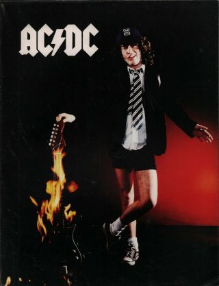 Ac/dc 1979 Highway To Hell U.  S.  Tour Concert Poster / Program Book / Bon Scott