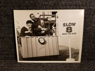 Three Stooges Comedy Tv Vintage 8x10 Photo Moe Howard Estate Cushman