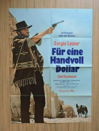 A Fistful Of Dollars Movie Poster Clint Eastwood German