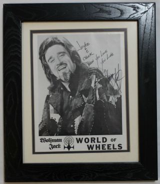 Wolfman Jack Vintage Signed Autographed Photograph Signature Photo