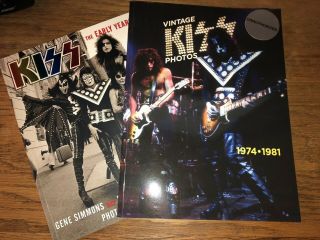 " Vintage Kiss Photos: 1974 - 1981 " & " Kiss: The Early Years " Books