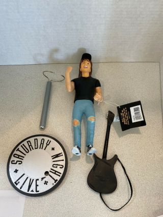 Wayne’s World Saturday Night Live Wayne Action Figure With Tags,  Stand & Guitar 8