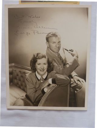 George Burns And Gracie Allen Signed Photograph
