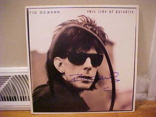 The Cars Ric Ocasek Signed This Side Of Paradise Vinyl