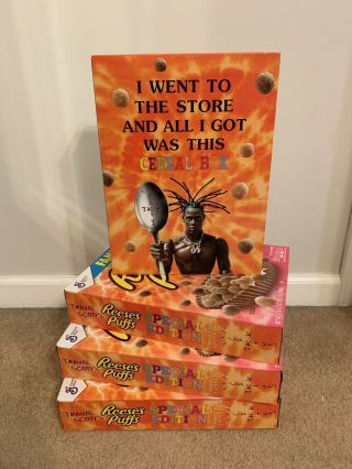 Limited Travis Scott X Reeses Puffs Cereal - Family Sized - RARE 2