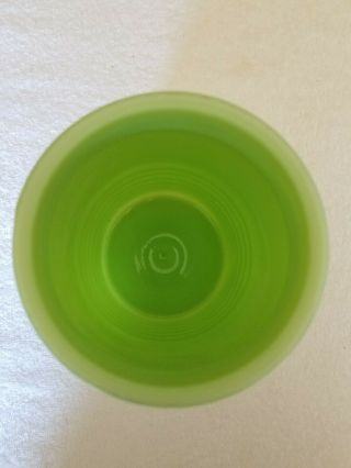 Jeannette Glass Jadeite - Jadite Round Ribbed COFFEE Canister Jar – Marked 8