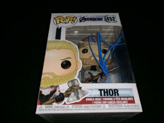 Chris Hemsworth Thor Avengers End Game Signed Funko Pop Psa Jsa Loki Ragnarok