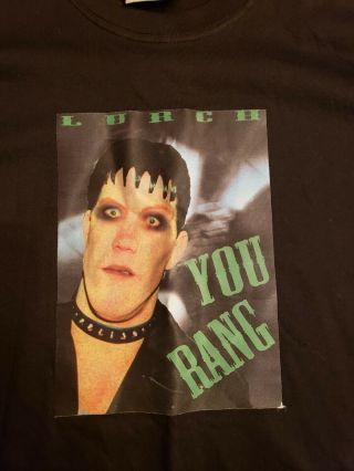 The Addams Family Rare You Rang T - Shirt From Lurch,  The Teenage Idol