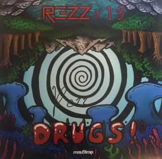 Autographed Rezz Signed 12x12 12 " Album Cover Photo Lp