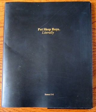 " Petshop Boys " Literally.  Issues 1 - 4 In Folder.  Rare.