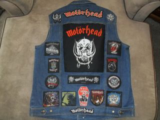 Motorhead Tribute Vests - Blue - - - Xl (tall).  Listing 30jul2019