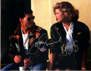 Tom Cruise Kelly Mcgillis Top Gun Signed 11x14 Photo Autographed With