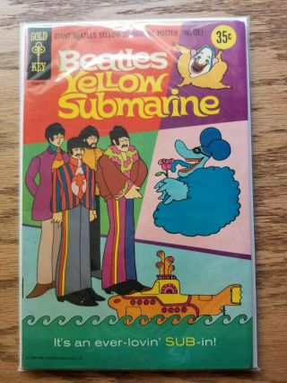 Beatles Yellow Submarine Comic Book Rare Comic Comes With Poster 6.  0? Cgc?