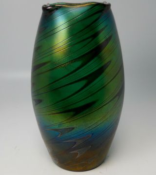 Josephine Hutte - Heckert - Kralik,  Look Alike Loetz 7624 Decor Vase,  Late 1800