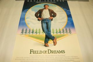 1989 Field Of Dreams Kevin Costner Movie Poster 2 Sided Rolled 1 Sheet