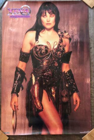 Xena,  Warrior Princess Vintage 23x35 Poster From 1996 Lucy Lawless