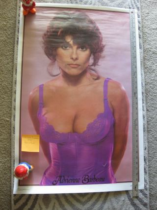 Vintage Adrienne Barbeau Purple Negligee Poster The Fog Swamp Thing 1978