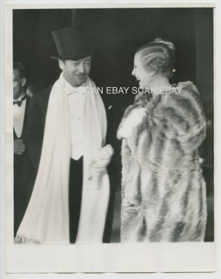 Lilyan Tashman Edmund Lowe Vintage Candid Photo 1933