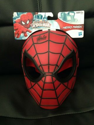 Stan Lee Signed Marvel Spider - Man/spiderman Mask [autograph Excelsior Approved]