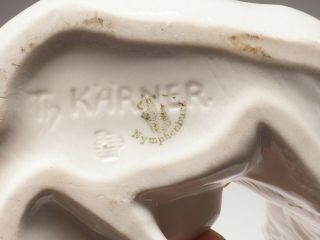 Nymphenburg Germany Porcelain Blanc de Chine German Shepherd by T.  Karner 8
