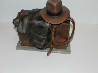 Indiana Jones Hand Crafted Resin Dvd Case Le Blockbuster 2008 Briefcase Hat Whip