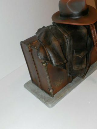 Indiana Jones Hand Crafted Resin DVD Case LE Blockbuster 2008 Briefcase Hat Whip 8