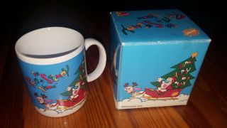 Vintage Ren & Stimpy Christmas Mug 1992 Dakin