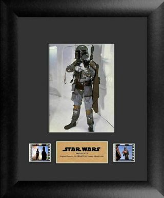 Star Wars (boba Fett) Single 11 X 13 Film Cell Numbered Limited Edition