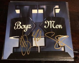Boys Ii Men Signed Autographed Vinyl Lp Record Two 2
