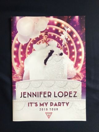 Jennifer Lopez - It’s My Party Tourbook Guess Limited Tour Program Russia Rare