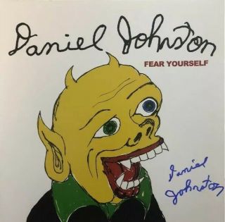 Daniel Johnston Signed 12x12 Photo Album Cover Singer Autographed Nirvana