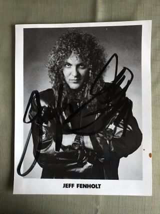 Jeff Fenholt Signed 8x10 Photo Promo 1980 