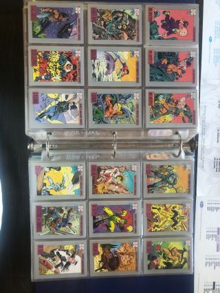 DC XMen And Marvel Trading Cards 572 Total Cards In Sleeves 4