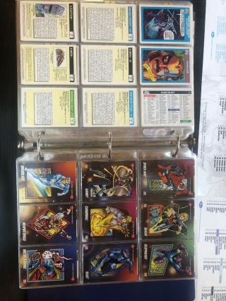 DC XMen And Marvel Trading Cards 572 Total Cards In Sleeves 7