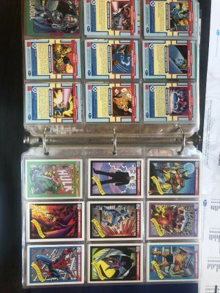 DC XMen And Marvel Trading Cards 572 Total Cards In Sleeves 8