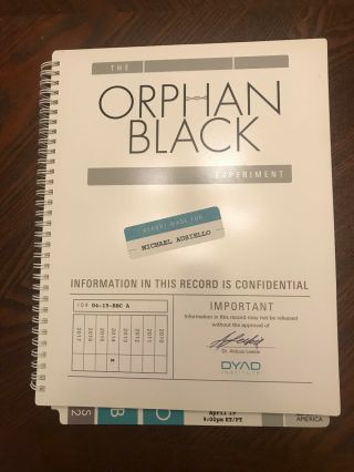 Orphan Black Season 2 Press Kit With Press Materials Dvd (april 2014)