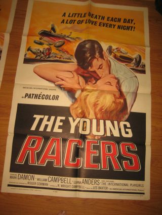 The Young Racers 1sh Movie Poster