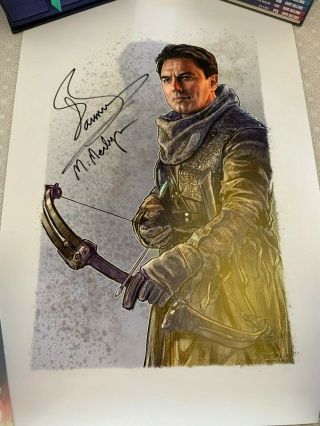 John Barrowman Autographed Poster - Arrow