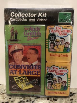 The Andy Griffith Show Vhs Trading Cards Collector Set 1991