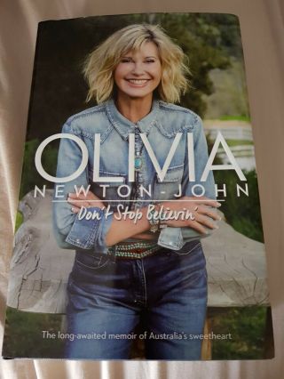Autographed Olivia Newton John Memoir 