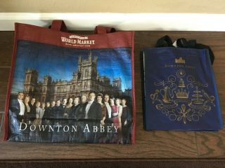 Cost Plus World Market Downton Abbey Tote Bag Set 2013 2019